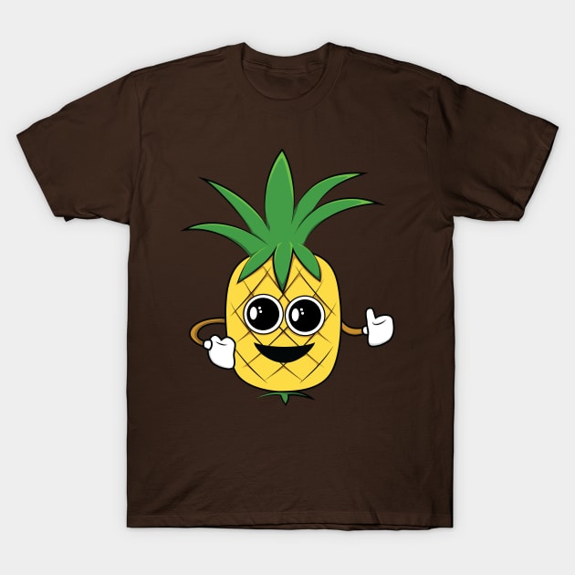Pineapple T-Shirt by Shapetrix